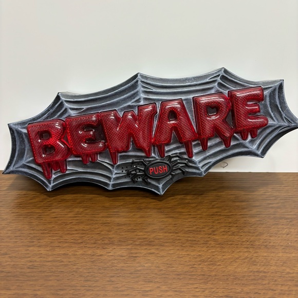 2008 Take One Halloween Beware Door Bell Hanging Decor - Picture 2 of 8